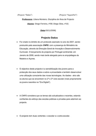 Trabalho Final 1ºPeríOdo