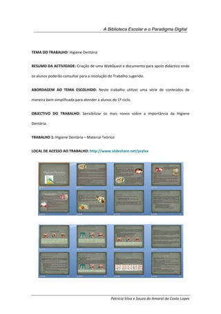 Trabalho Final - Patrícia Lopes