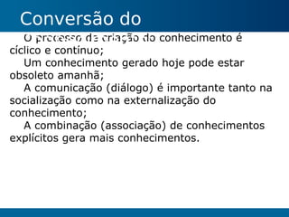 Gestão do Conhecimento