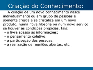 Gestão do Conhecimento