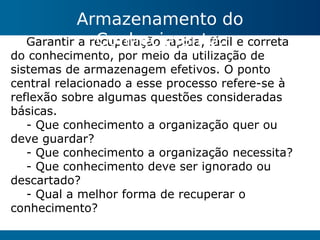 Gestão do Conhecimento