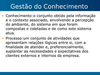Gestão do Conhecimento