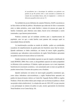 Trabalho, juventude e exclusão social