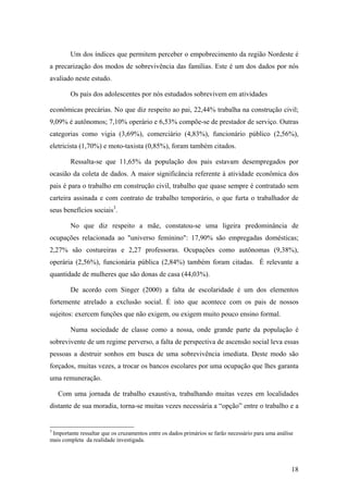 Trabalho, juventude e exclusão social