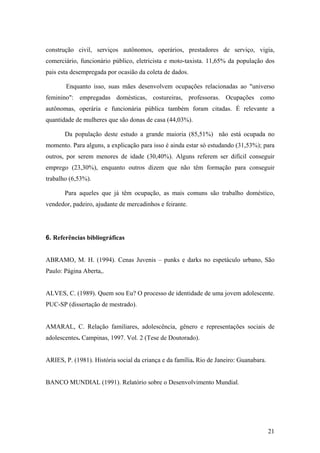 Trabalho, juventude e exclusão social