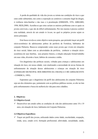Trabalho, juventude e exclusão social
