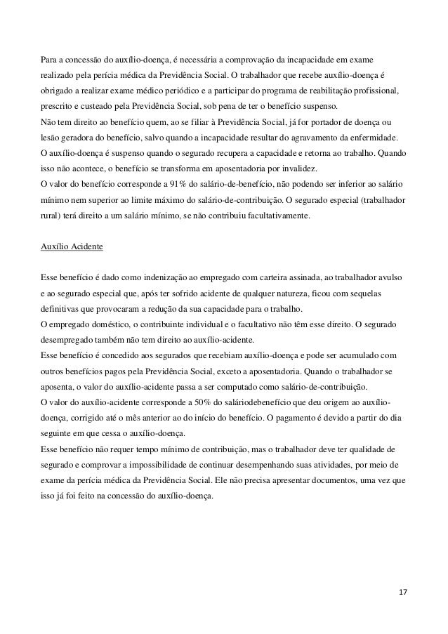 Exame trabalho social