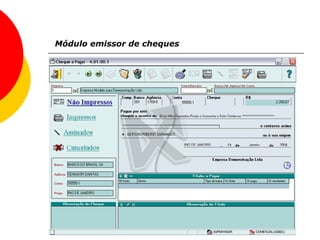 M ódulo emissor de cheques 