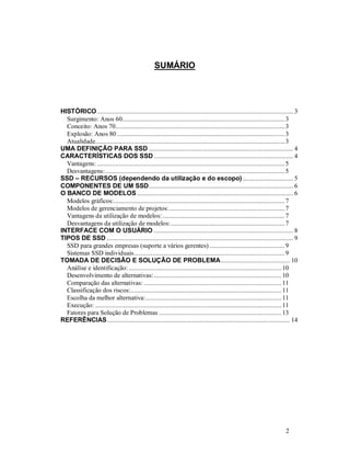 Trabalho sobre SSD    Sistemas De Informação - FAC 2