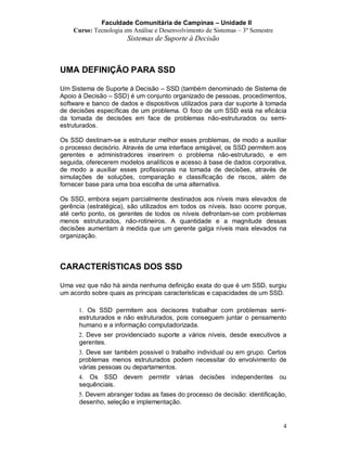 Trabalho sobre SSD    Sistemas De Informação - FAC 2