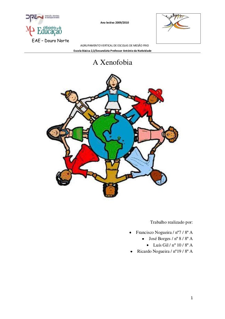 Trabalho xenofobia - a pblog