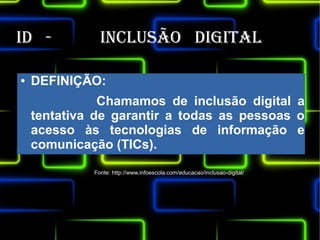 ROTEIRO
• Definição
• Exemplos
• Estatísticas
• Referências
• Perguntas
 
