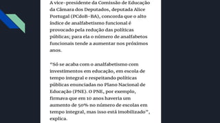 ANALFABETISMO FUNCIONAL