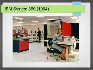 IBM System 360 (1964)
 