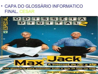 CAPA DO GLOSSÀRIO INFORMATICO   FINAL .  CESAR 