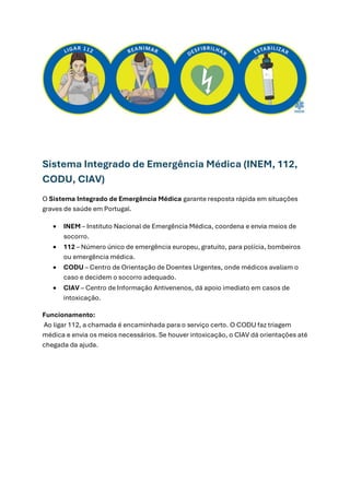 Cadeia de Sobrevivência e Suporte Básico e Avançado de Vida em ...