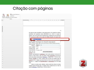 Citação com páginas
 