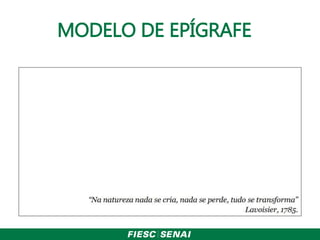 MODELO DE EPÍGRAFE
 