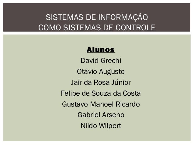 Curso de sistemas de informacao
