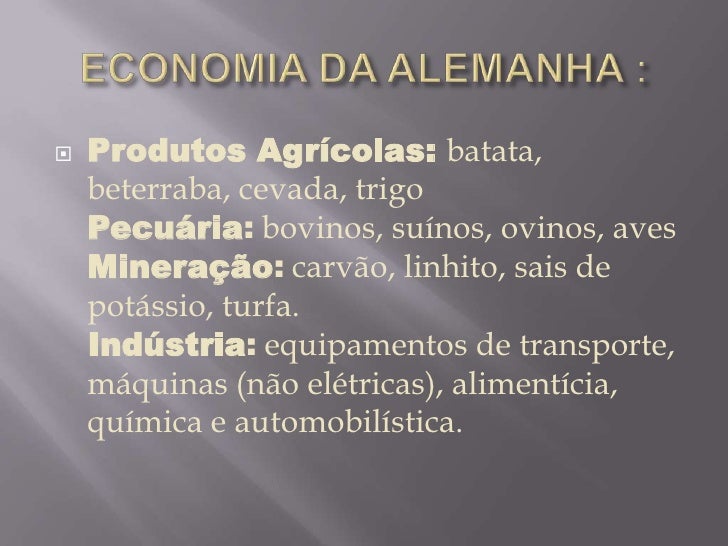 Explique O Que Favoreceu O Desenvolvimento Industrial Da Alemanha
