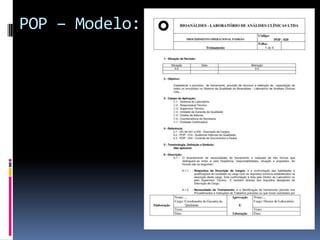POP – Modelo:
 