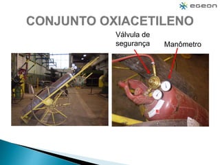 Válvula de
segurança Manômetro
 