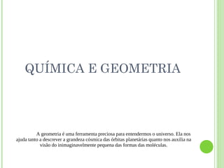 Procura dar uma forma algébrica a geometria. 