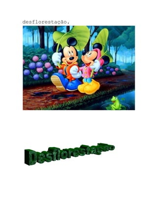 desflorestação