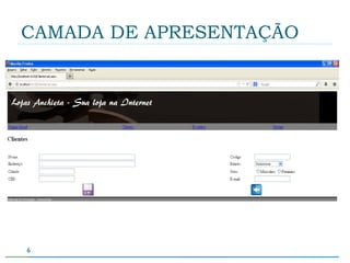 CAMADA DE APRESENTAÇÃO
6
 