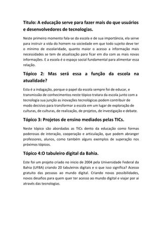 Trabalho cleide ja verne