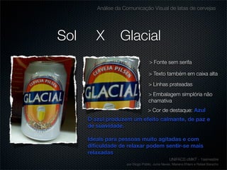 Comunicação visual da Latas de Cerveja