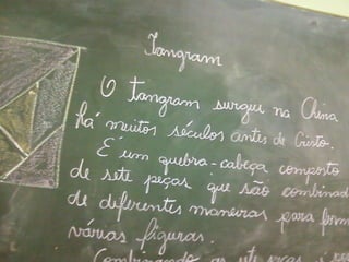 Trabalho com tangram