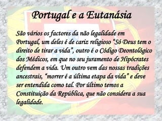 VoluntáriosDiferença entre Eutanásia e Suicídio Assistido