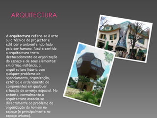As artes plásticas surgiram na pré-história. Existem diversos exemplos da pintura rupestre em cavernas habitadas por humanos. Até os dias actuais há sempre uma necessidade de expressão artística utilizando novos meios. É nas artes plásticas que encontramos o uso de novos meios para a criação, invenção e apreciação estéticaArtes visuais A área da Arte Visual e Design é extremamente ampla. Abrange qualquer forma de representação visual, ou seja, cor e forma. Outras formas visuais dramáticas costumam ser incluídas em outras categorias, como teatro, música ou ópera, apesar de não existir fronteira rígida. É o caso da arte corporal e da arte interativa ou mesmo do Cinema 