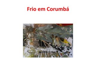 Frio em Corumbá
