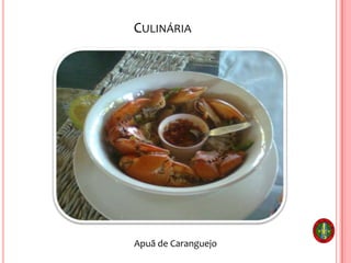 CULINÁRIA
Apuã de Caranguejo
 
