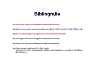 Trabalho de biorremediação microbiana