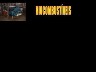 Biocombustível é o combustível de origem biológica não fóssil. Normalmente é
produzido a partir de uma ou mais plantas. Todo material orgânico gera
energia, mas o biocombustível é fabricado em escala comercial a partir de
vegetais com potencial econômico aproveitável, como a cana-de-açúcar,
mamona,soja,canola,mandioca,milho,beterraba.
 