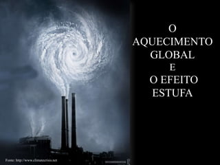 O
AQUECIMENTO
GLOBAL
E

O EFEITO
ESTUFA

Fonte: http://www.climatecrisis.net

 