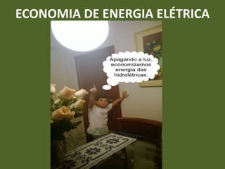 ECONOMIA DE ENERGIA ELÉTRICA
 