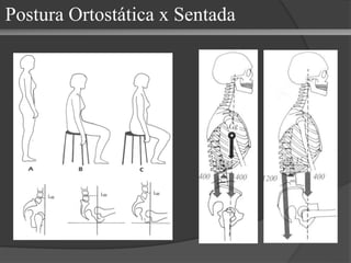 Postura Ortostática x Sentada
 