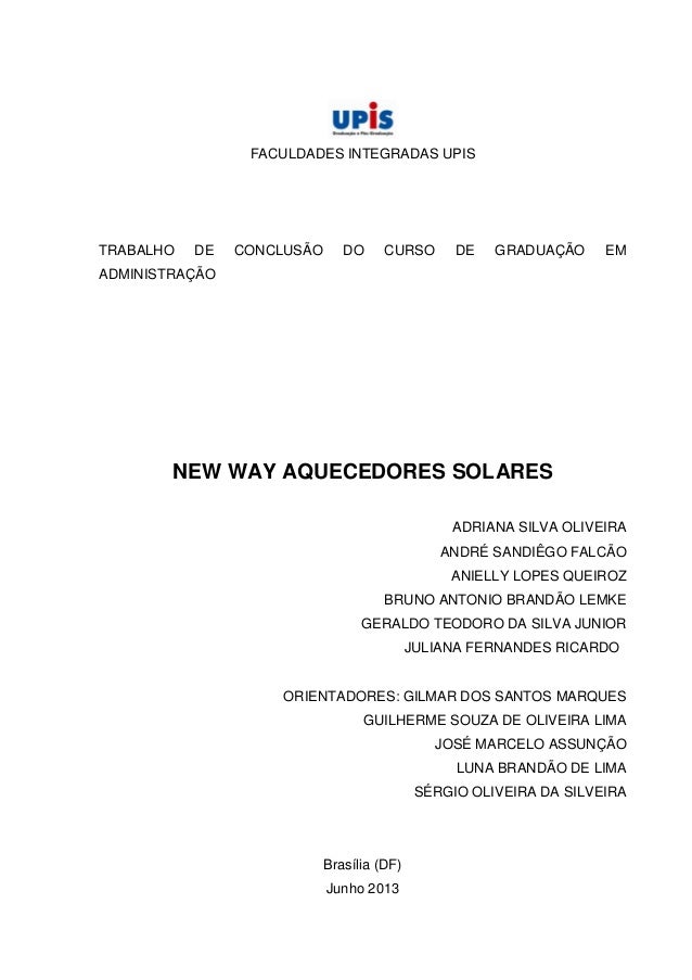 Trabalho de conclusao de curso administracao