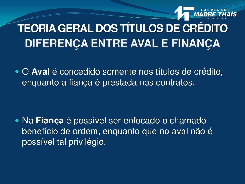 No Tocante Aos Titulos De Credito Seus Principios