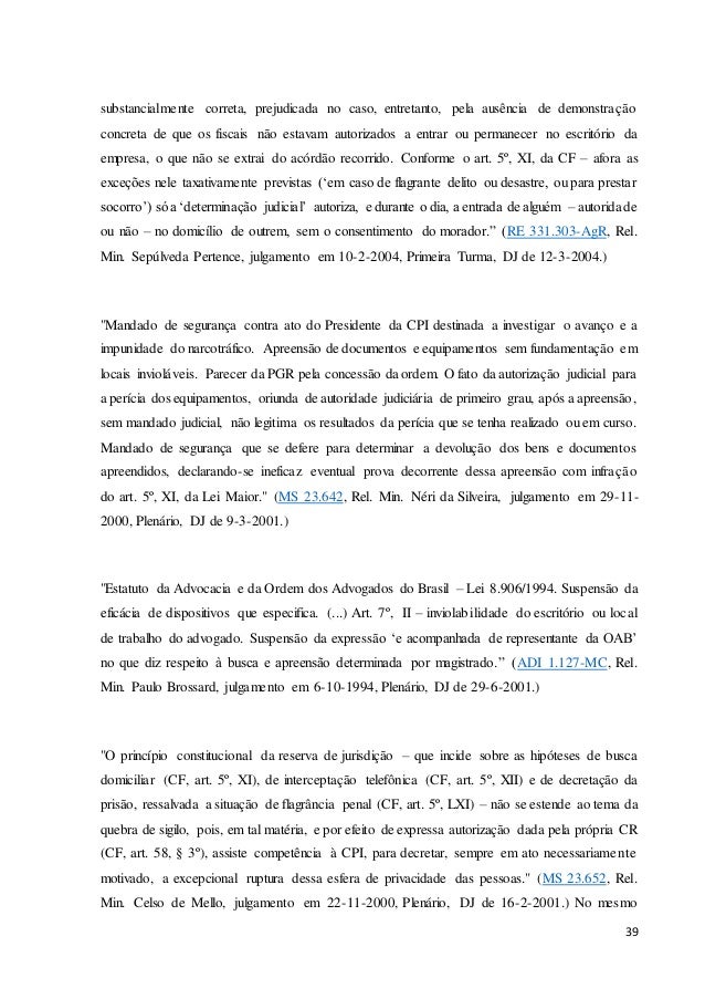 Artigo 39 cf