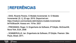 Modelos de Processo de Software - INCREMENTAL | PDF