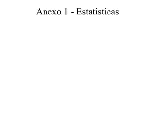 Anexo 1 - Estatisticas
 