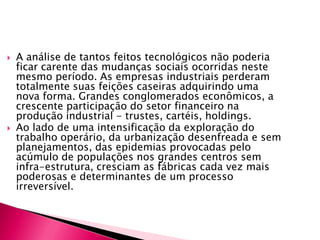 Reclamações contra as máquinas inventadas após a revolução para poupar a mão-de-obra já eram normais. Mas foi em 1811 que o estopim estourou e surgiu o movimento ludista, uma forma mais radical de protesto. O nome deriva de Ned Ludd, um dos líderes do movimento. Os luditas chamaram muita atenção pelos seus atos. Invadiram fábricas e destruíram máquinas, que, segundo os luditas, por serem mais eficientes que os homens, tiravam seus trabalhos, requerendo, contudo, duras horas de jornada de trabalho. Os manifestantes sofreram uma violenta repressão, foram condenados à prisão, à deportação e até à forca. Os luditas ficaram lembrados como "os quebradores de máquinas".