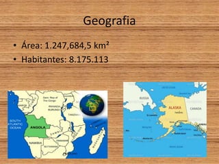 Geografia
• Área: 1.247,684,5 km²
• Habitantes: 8.175.113
 