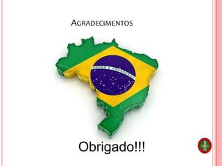 AGRADECIMENTOS
Obrigado!!!
 