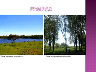 Fonte :pampas-a.blogspot.com   Fonte :studyspanishargentina.com
 